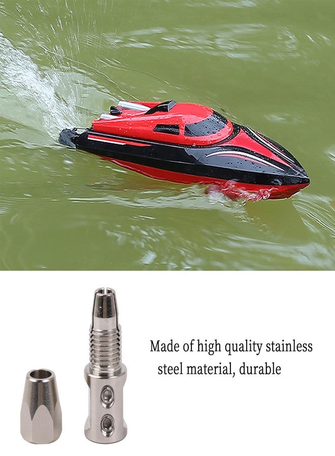 logyues Fielect Flex Collet Coupler for 5mm Motor Shaft w/ 4mm Flex Shaft Flexible Coupling RC Boat - Image 4